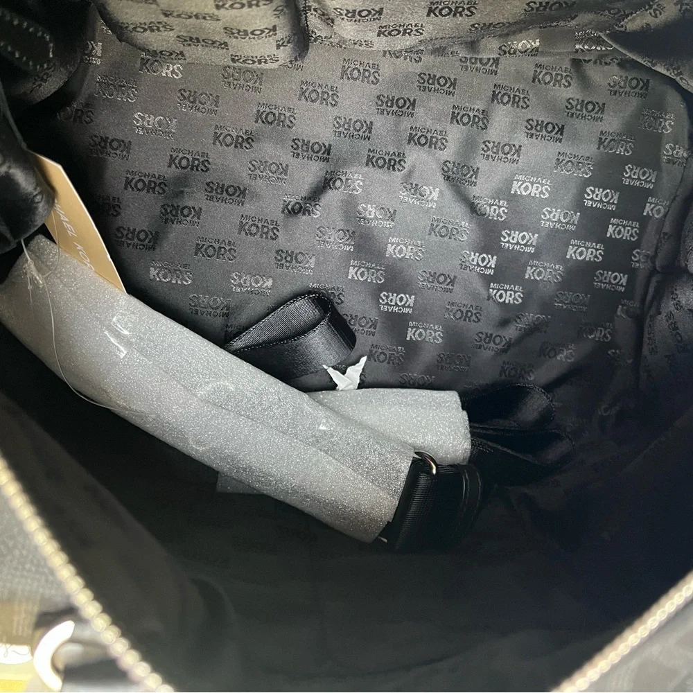 Michael Kors Monogram Travel Duffel Bag